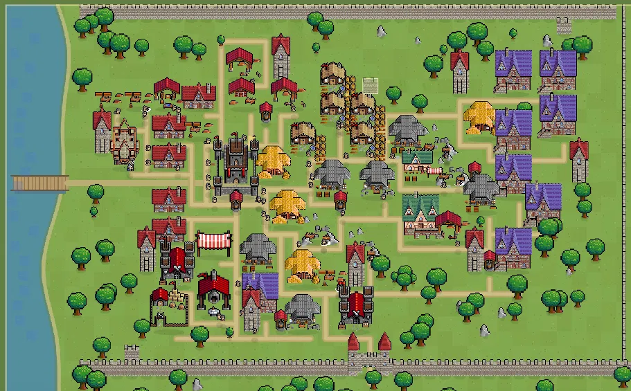 Idle Kingdom Warpath: a walled pixel-art kingdom